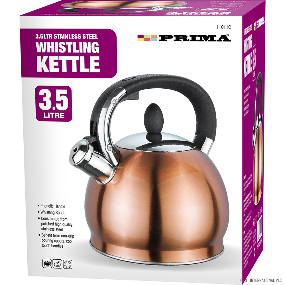 Peak Kit 3.5Lt Whistling Kettle Copper - Peak Kit