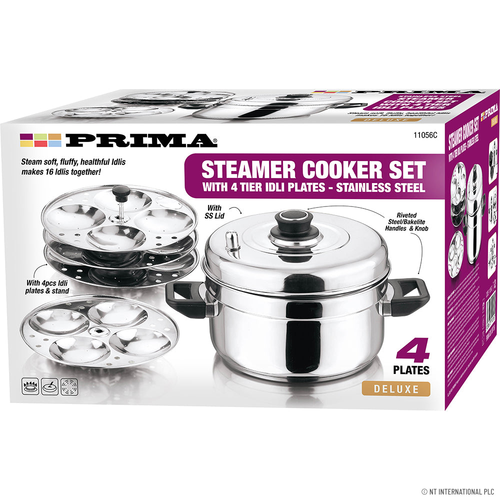 Peak Kit Idli Cooker x 4 plates - Peak Kit