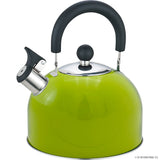 2.5L S/S Whistling Kettle in Red Camping