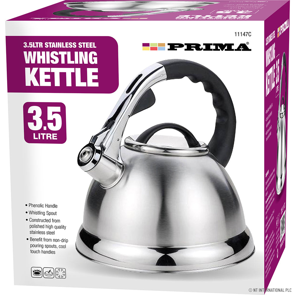 3.5L Whistling Kettle in Chrome