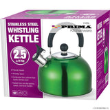 2.5L S/S Whistling Kettle in Metallic Blue