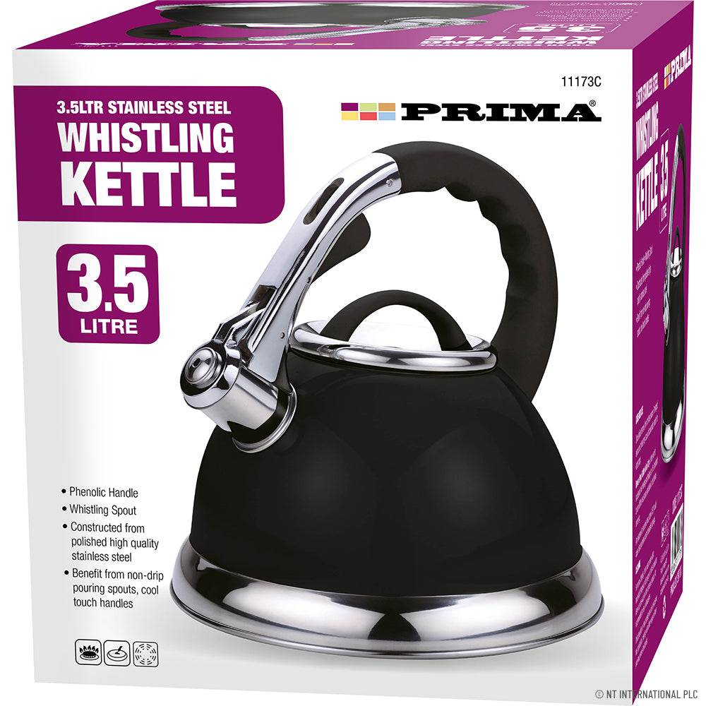 3.5L S/S Whistling Kettle in Cream