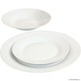 12pc Dinner Set - White Colour