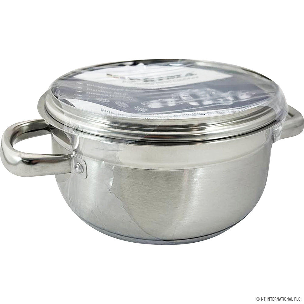 Peak Kit 18cm Casserole with Glass Lid (Induction) - Peak Kit