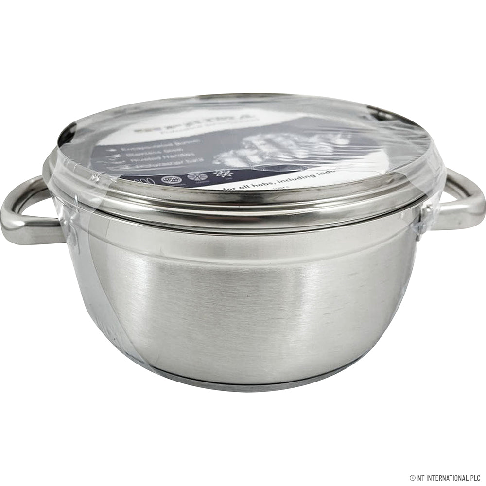 18cm Casserole with Glass Lid (Induction)
