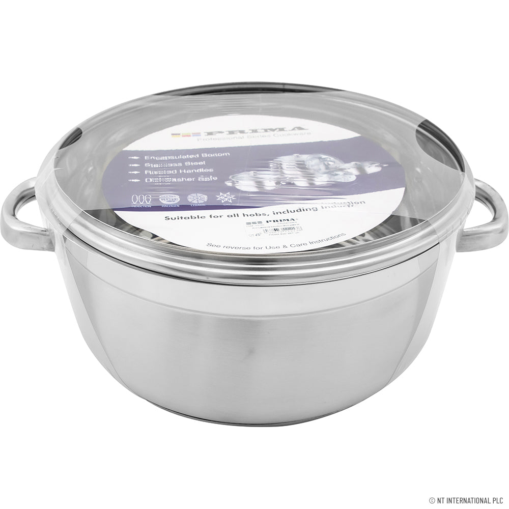 Professional Casserole Induction 28cm glass l