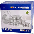 10pc CASSEROLE SET WITH LIDS (16-24cm)
