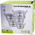 10pc CASSEROLE SET WITH LIDS (20-28cm)