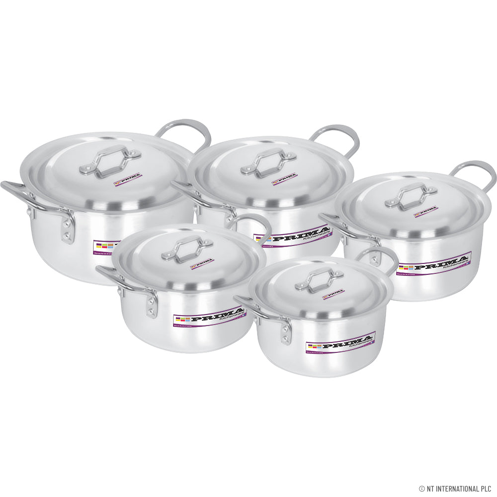 10pc CASSEROLE SET WITH LIDS (18-26cm)