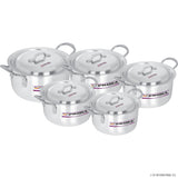10pc CASSEROLE SET WITH LIDS (18-26cm)