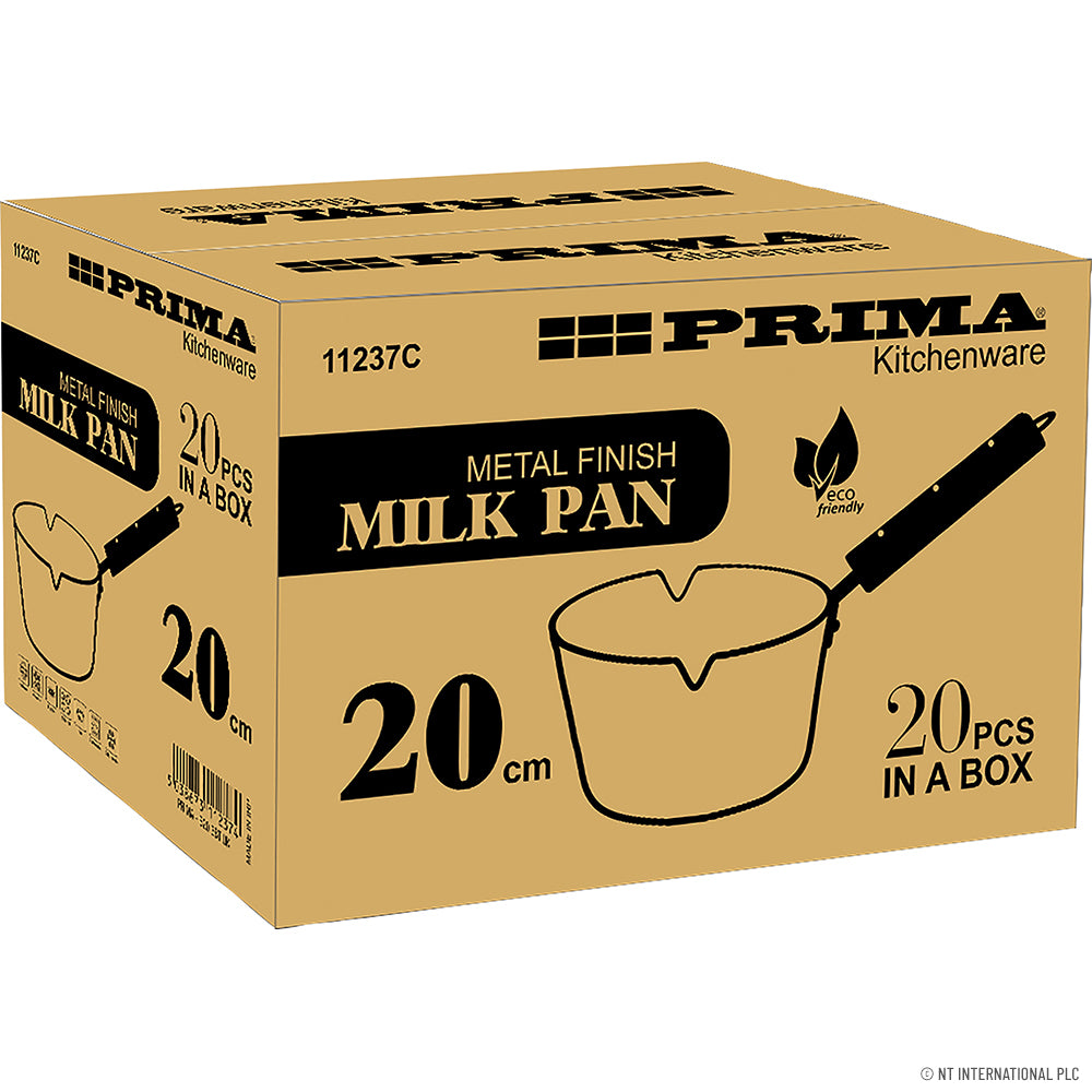 14cm MILK PAN WOODEN HANDLE (Single)