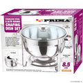 Round Chafing Dish 8.5lt Glass Lid