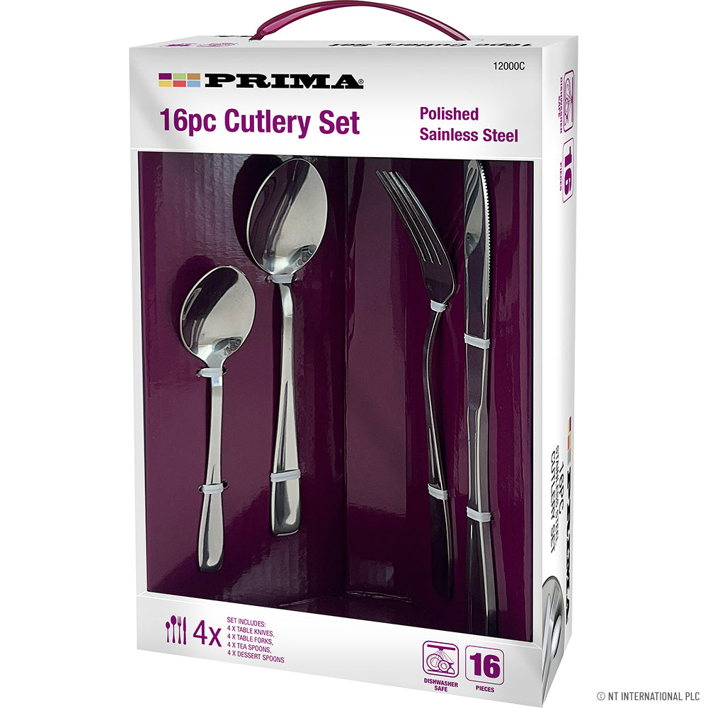 16pc S/S Cutlery Set ( Colour Box )