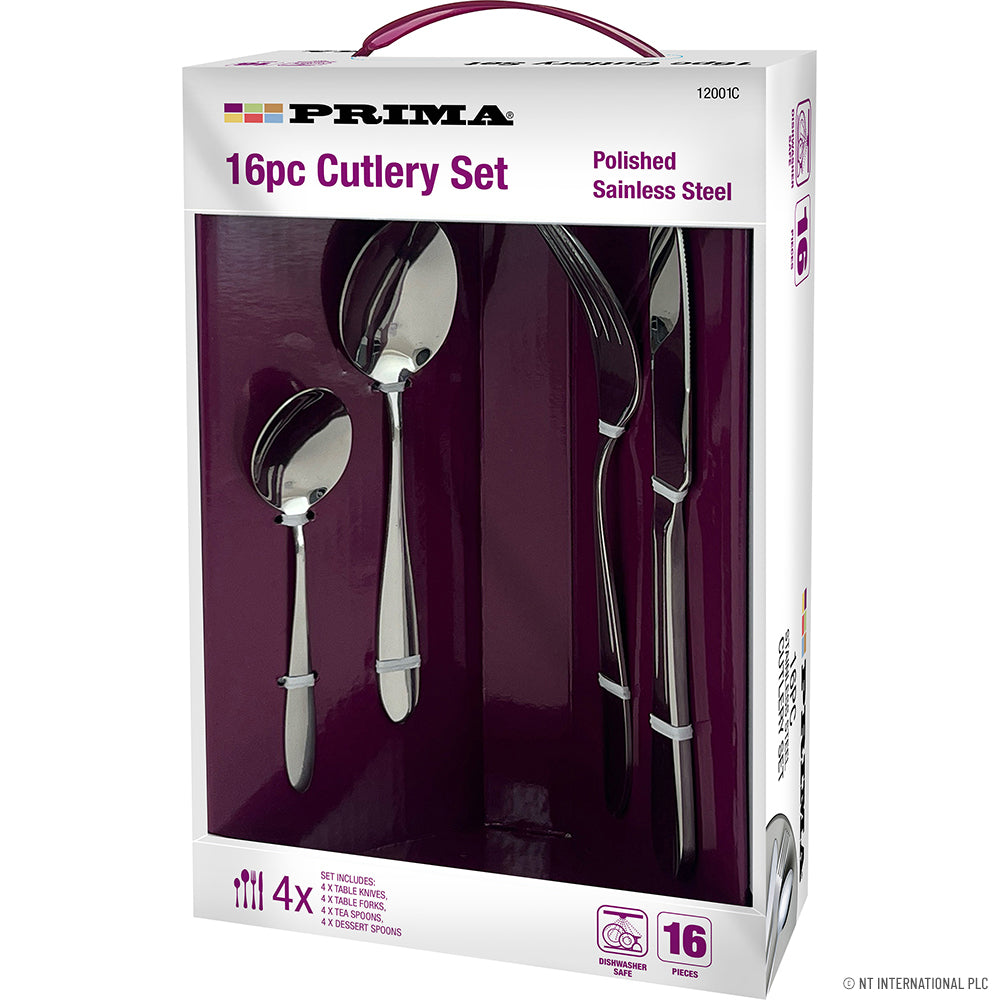 16pc S/S Cutlery Set ( Colour Box )