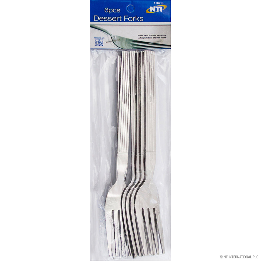 Peak Kit 6pc Stainless Steel Dessert Fork with Header Card - Peak Kit