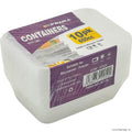 PK 10 Plastic Containers 650cc Micro (Rect)
