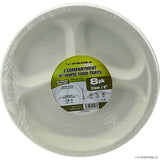 9" 3CP Round Plate - Pk8 Bagesse