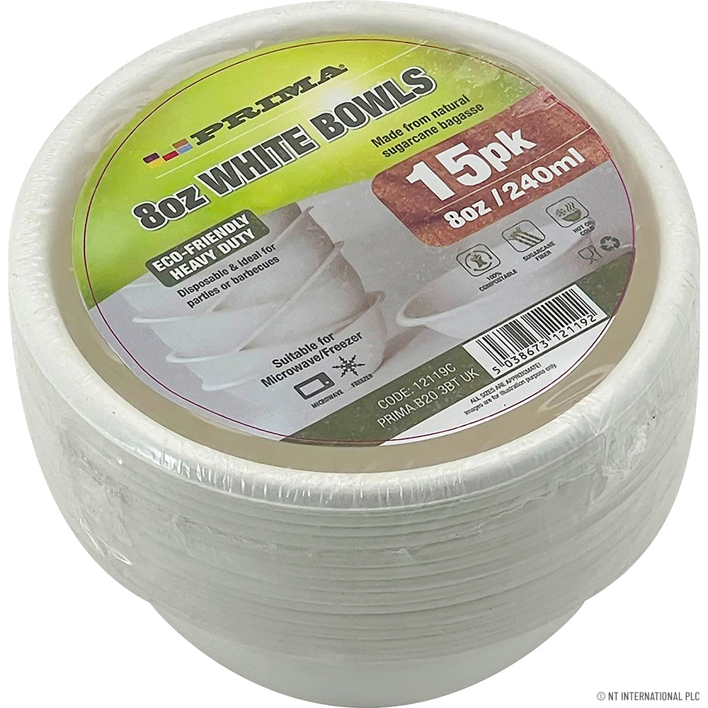 8oz Bowl - Pk15 Bagesse
