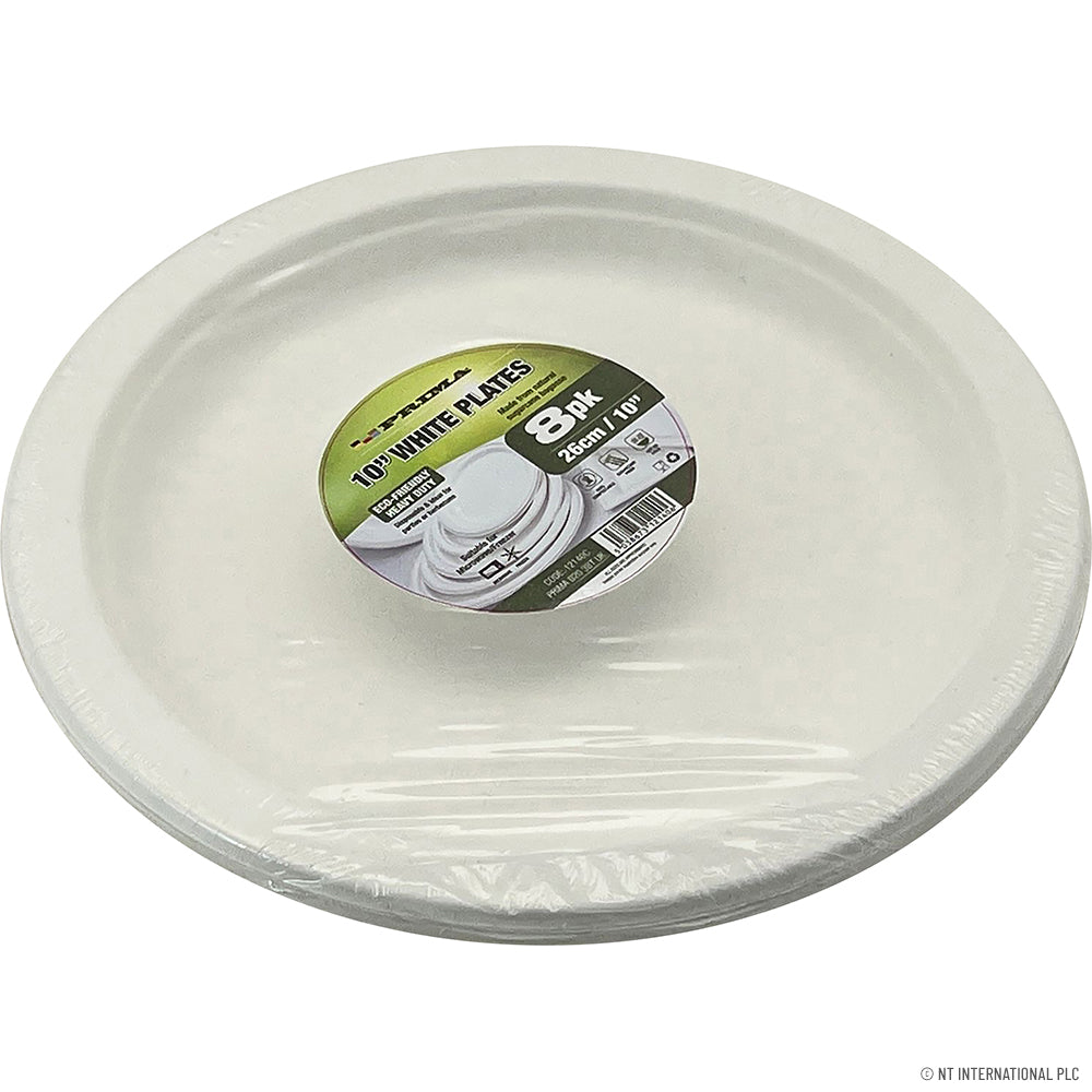 10" Round Plate - Pk8 Bagesse