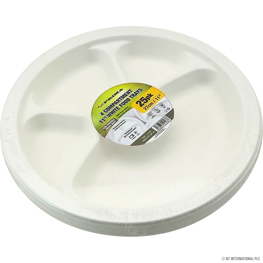 11" Round Plate - Pk25 Bagesse