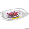 1pk Large Aluminium Oval Platter