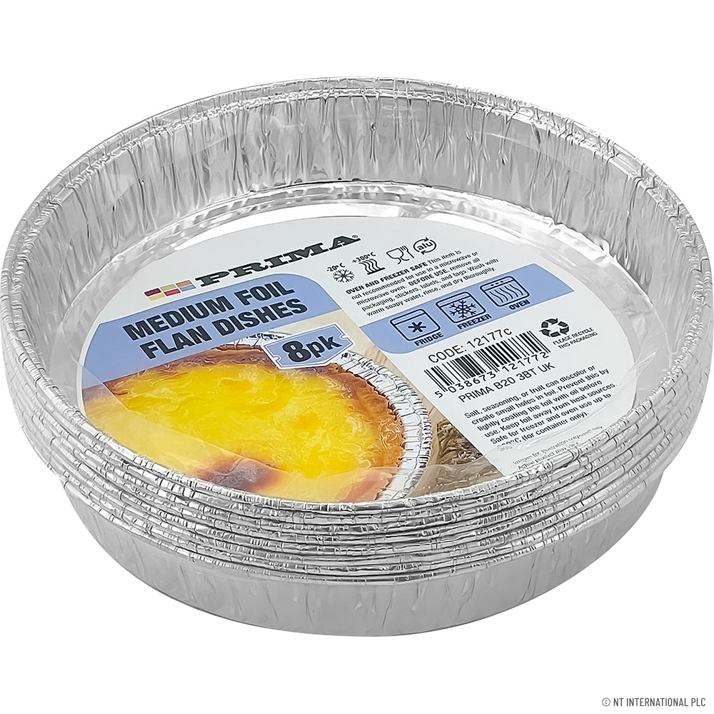 Peak Kit Foil Flan Dishes 8PK - Peak Kit