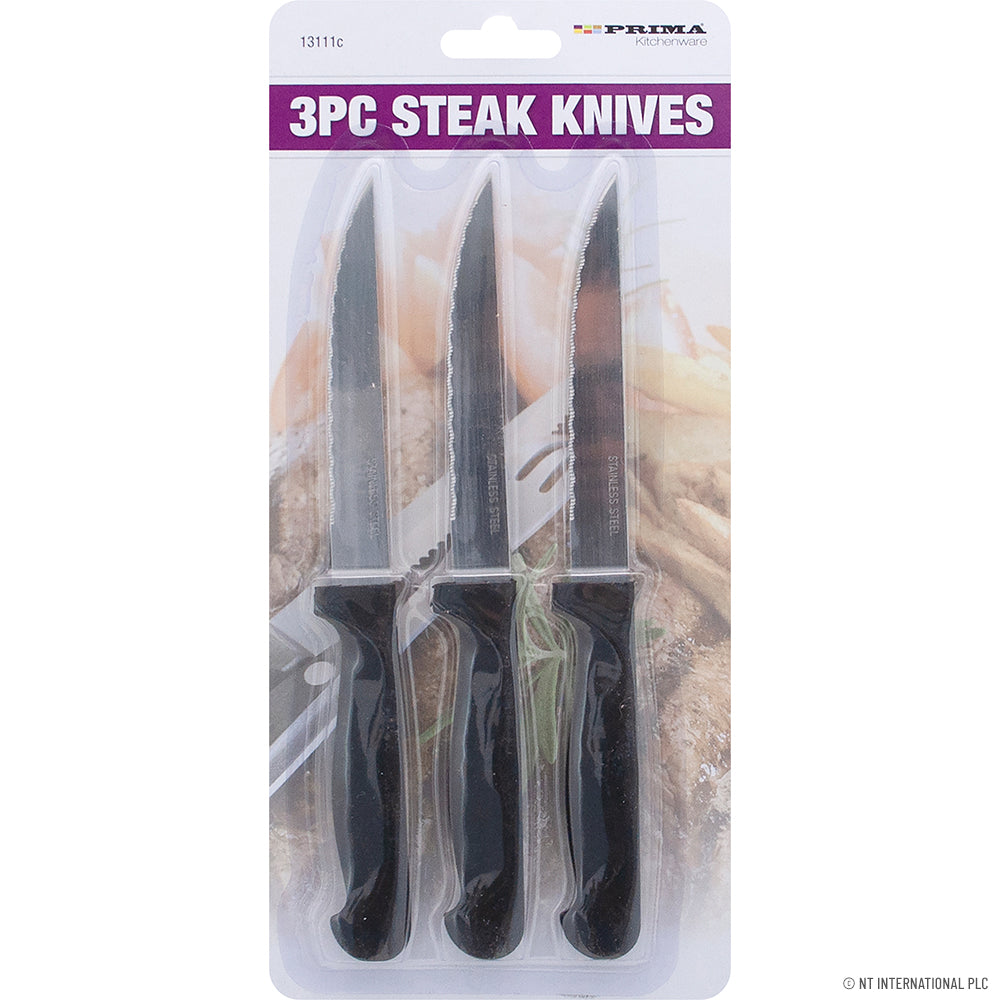 3pc Knives / Steak Knife Set