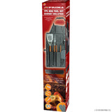 Peak Kit 7pc BBQ Tool Set with Carry Case / Bag - Peak Kit