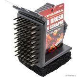 BBQ Brush 11.5x10x7cm S/S