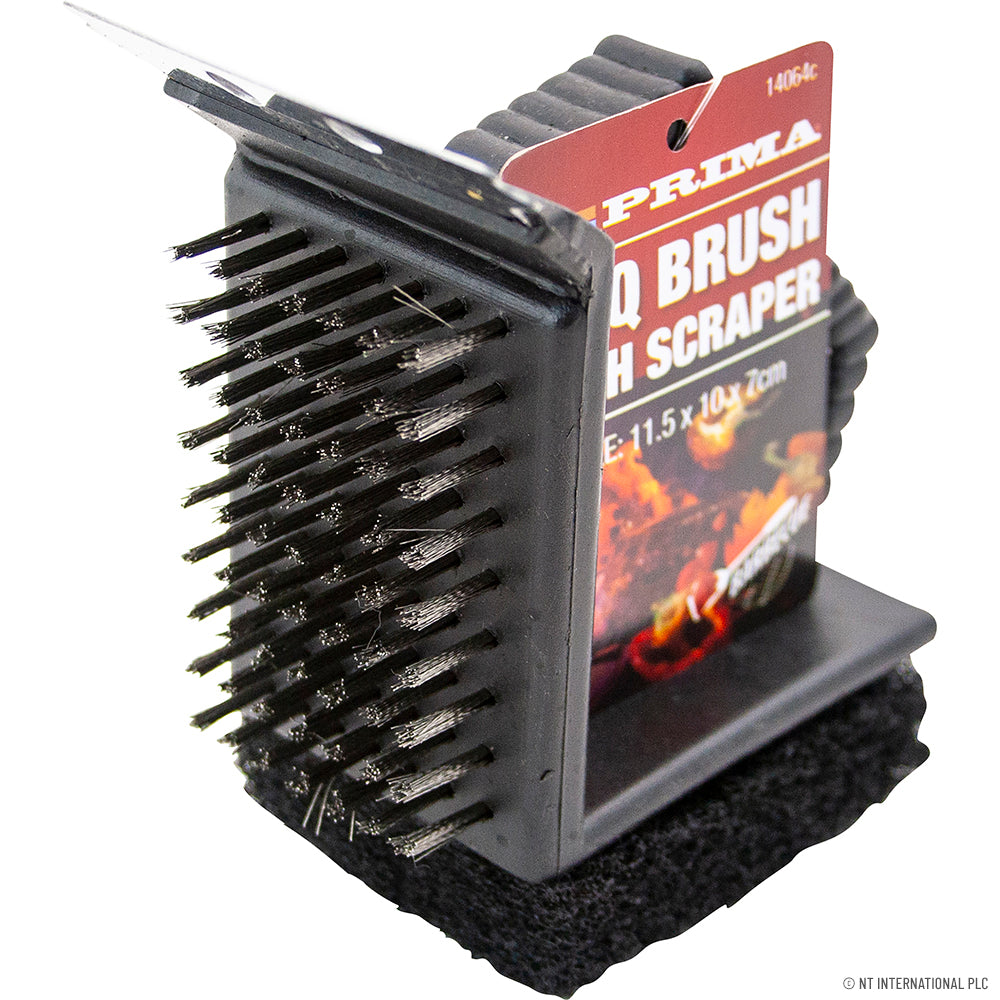BBQ Brush 11.5x10x7cm S/S