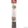 4pc BBQ Skewer - Black Wooden Handle