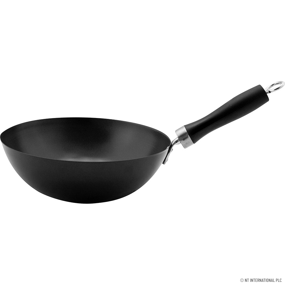 24cm Non Stick Wok - Black Bakelite Handle