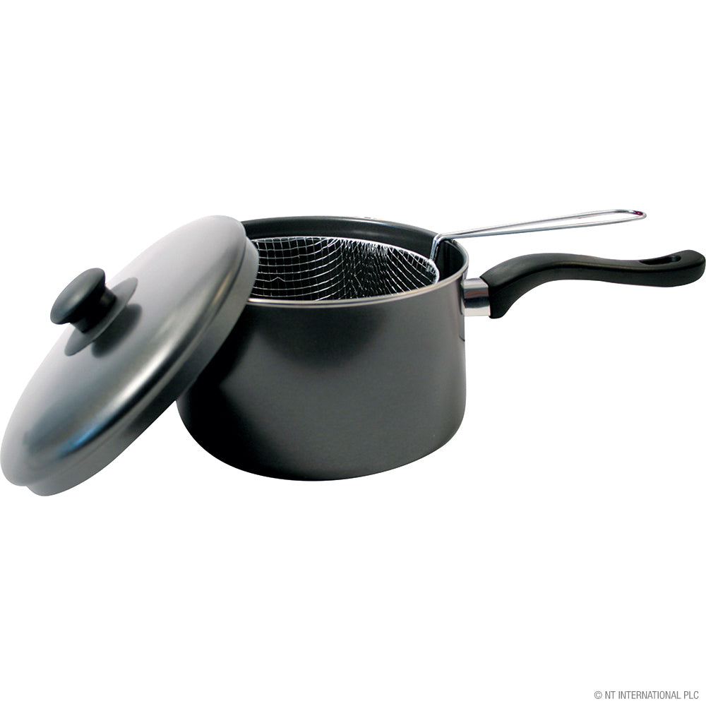 20cm Chip Pan with Lid & Basket