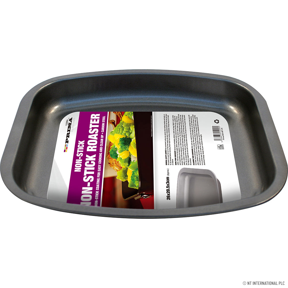 26 x 20.5 x 3cm Non Stick Oblong Roaster