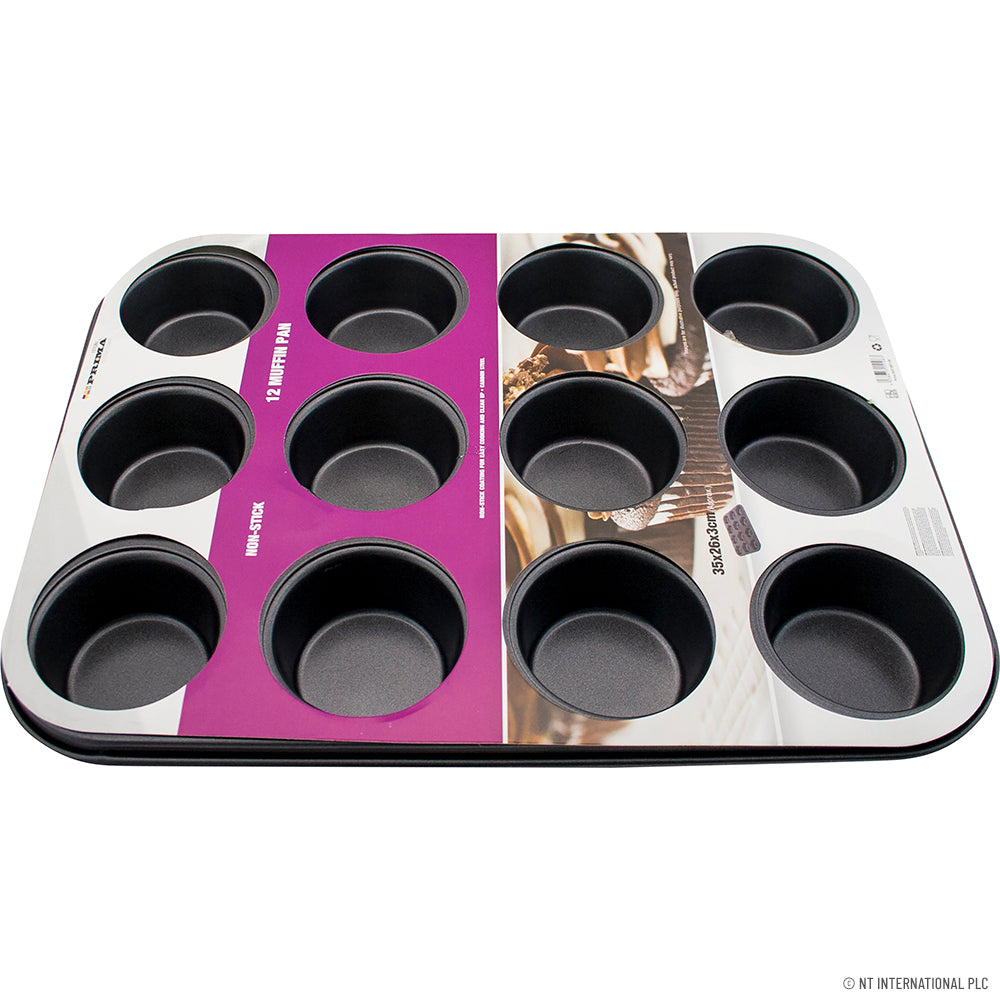 12 Cup Non Stick Muffin Tray ( Heavy Duty )