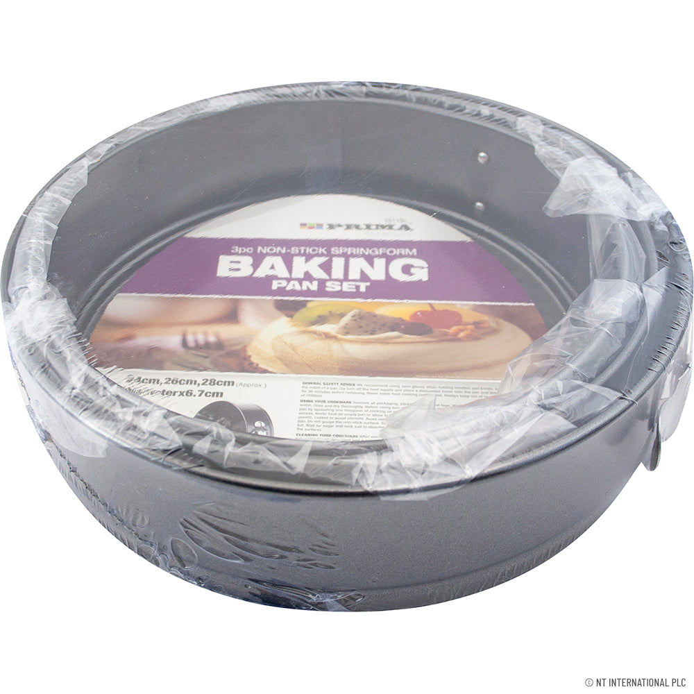 3pc Springform Set 24/26/28cm - Shrink