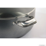 20cm N/S Casserole Set Glass Lid - Saucepan