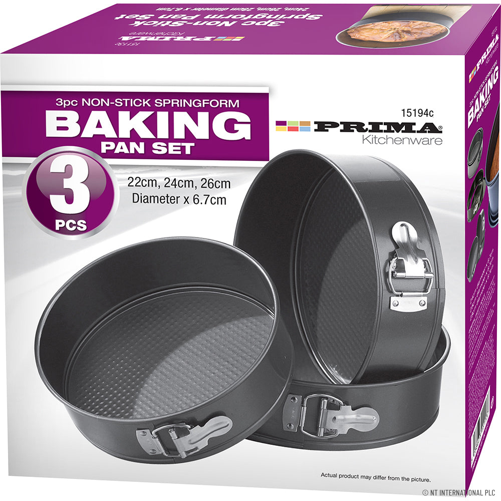 3pc Springform Baking Pan 22/24/26 (Boxed)