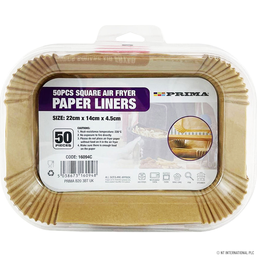 50pcs Air Fryer Paper Liners (22 x 14 x 4.5C