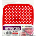 8.5" Air Fryer Liner 53G Sqaure, Red
