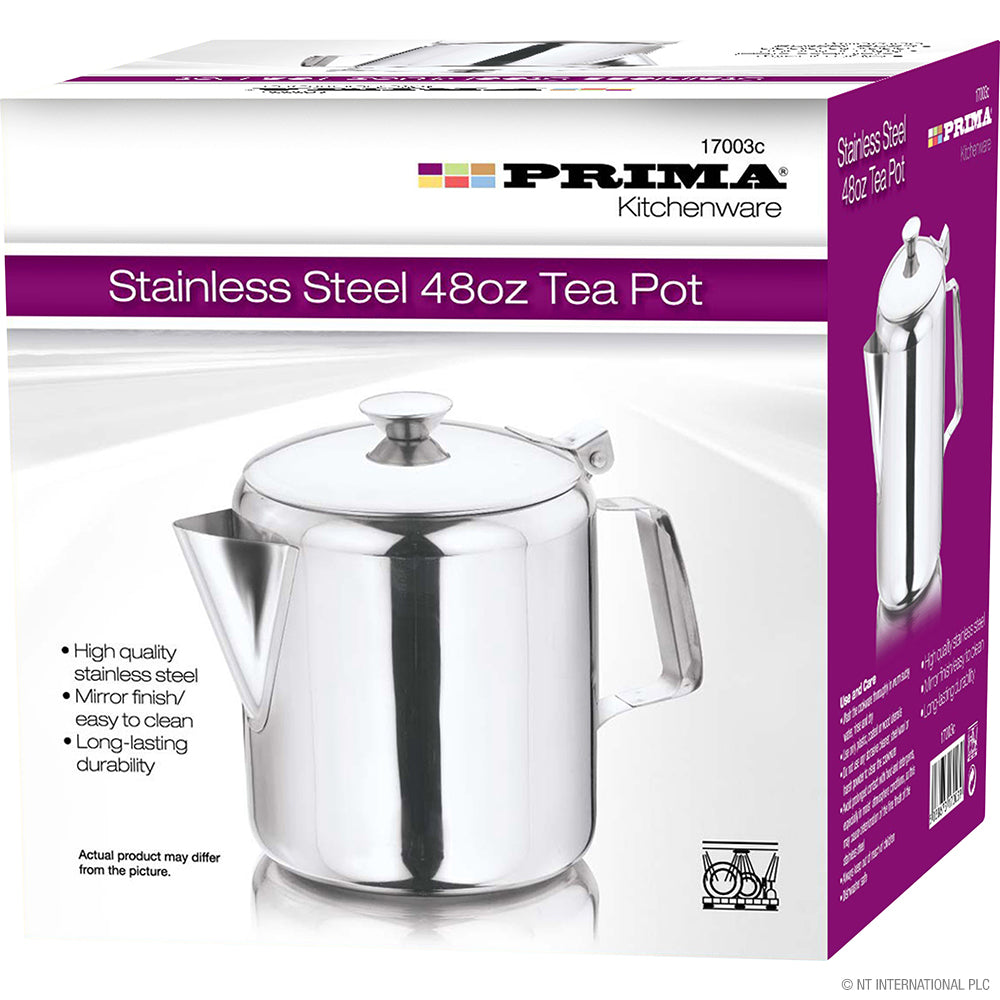 24oz Tea Pot - S/S 750ml - Colour Box