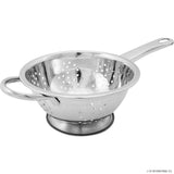 Peak Kit 20cm Deep Colander - Stainless Steel Long Handle - Peak Kit
