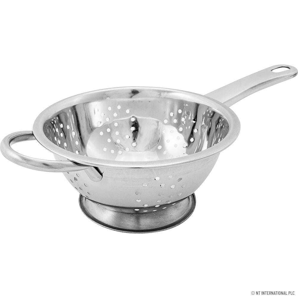 20cm Deep Colander - S/S Long Handle