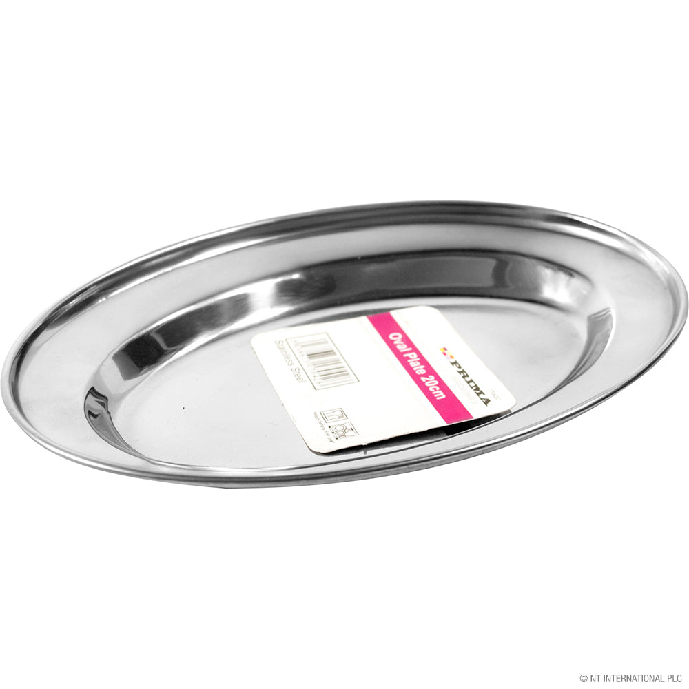 Peak Kit 20cm Stainless Steel Oval Plate - Peak Kit