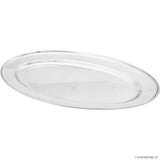 20cm S/Steel Oval Plate