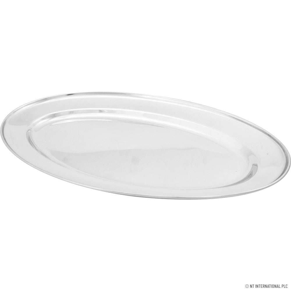 20cm S/Steel Oval Plate