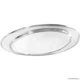 20cm S/Steel Oval Plate