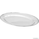 20cm S/Steel Oval Plate
