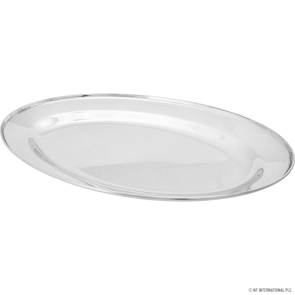 20cm S/Steel Oval Plate