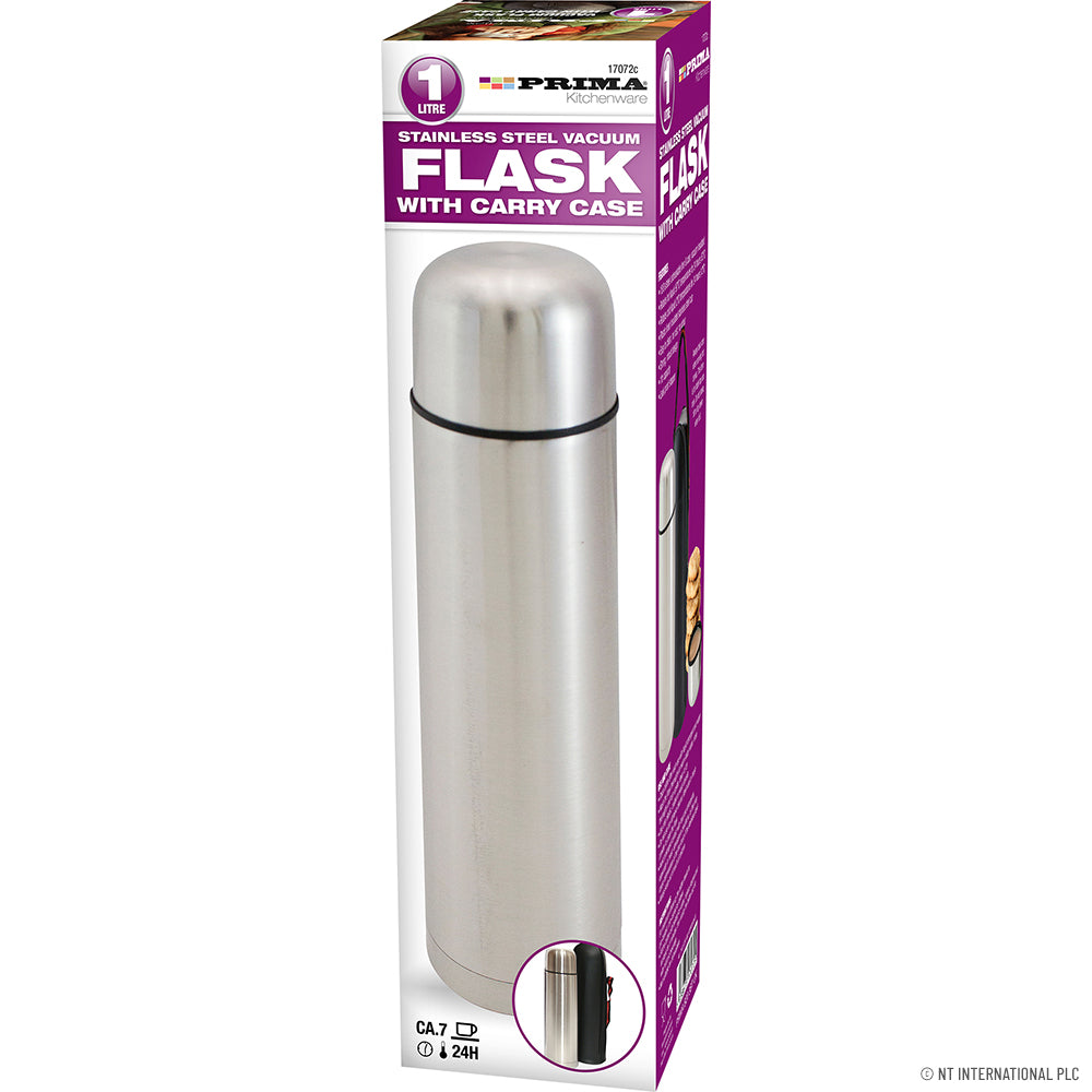 1L S/S Vaccum Flask with Carry Case